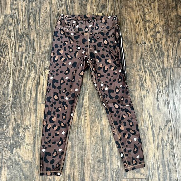 The Upside Tobacco Leopard Midi Leggings Size 10 - Picture 1 of 7